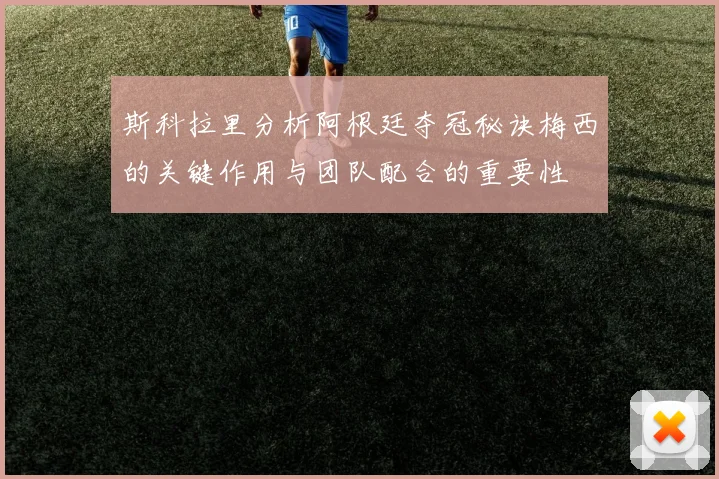 斯科拉里分析阿根廷夺冠秘诀梅西的关键作用与团队配合的重要性